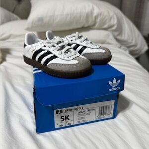 Adidas Samba OG White Black Sneakers 5C